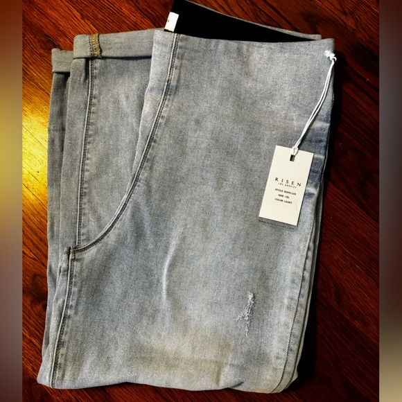 New With Tags 1X Risen Jeans And XL White Birch Top - Picture 6 of 8